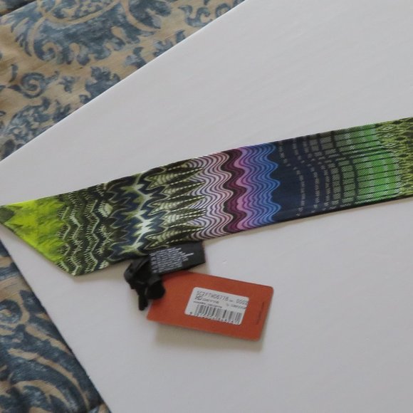 Missoni - Thin Scarf/Head Wrap, 100% Silk - Picture 8 of 9